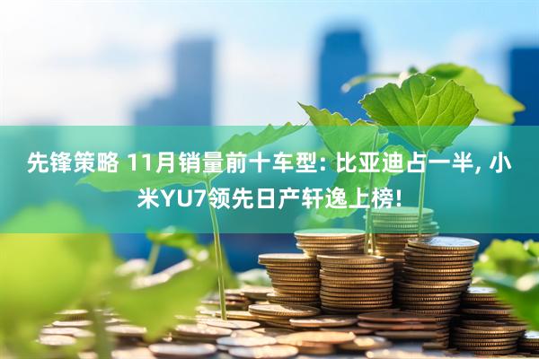 先锋策略 11月销量前十车型: 比亚迪占一半, 小米YU7领先日产轩逸上榜!
